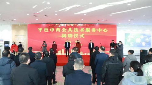 平邑中藥公共技術服務中心揭牌儀式成功舉行，助推中藥技術開發創新